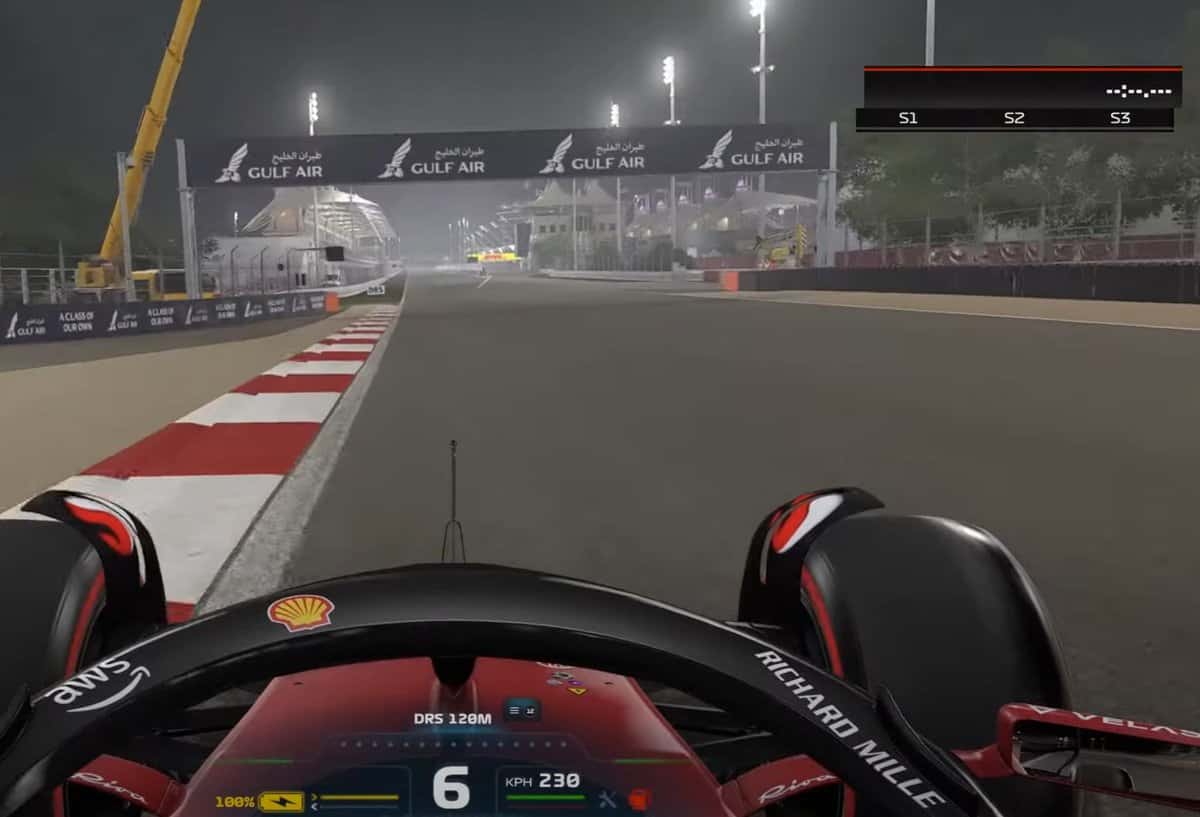 F1 22 : Guide d'installation à Bahreïn pour les conditions sèches et humides