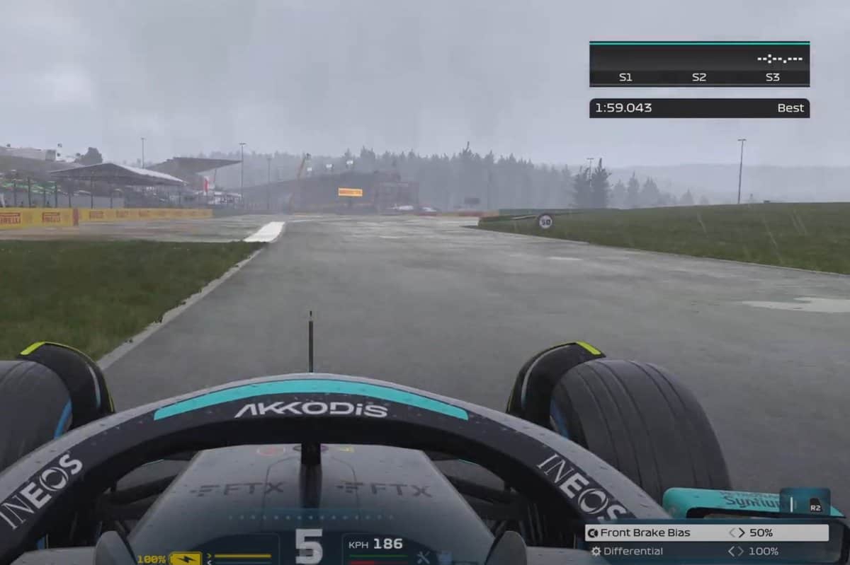 F1 22 : Belgique - Guide de configuration pour conditions humides et sèches