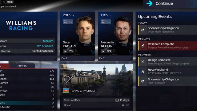 F1 Manager 2022 : Meilleurs jeunes pilotes à embaucher