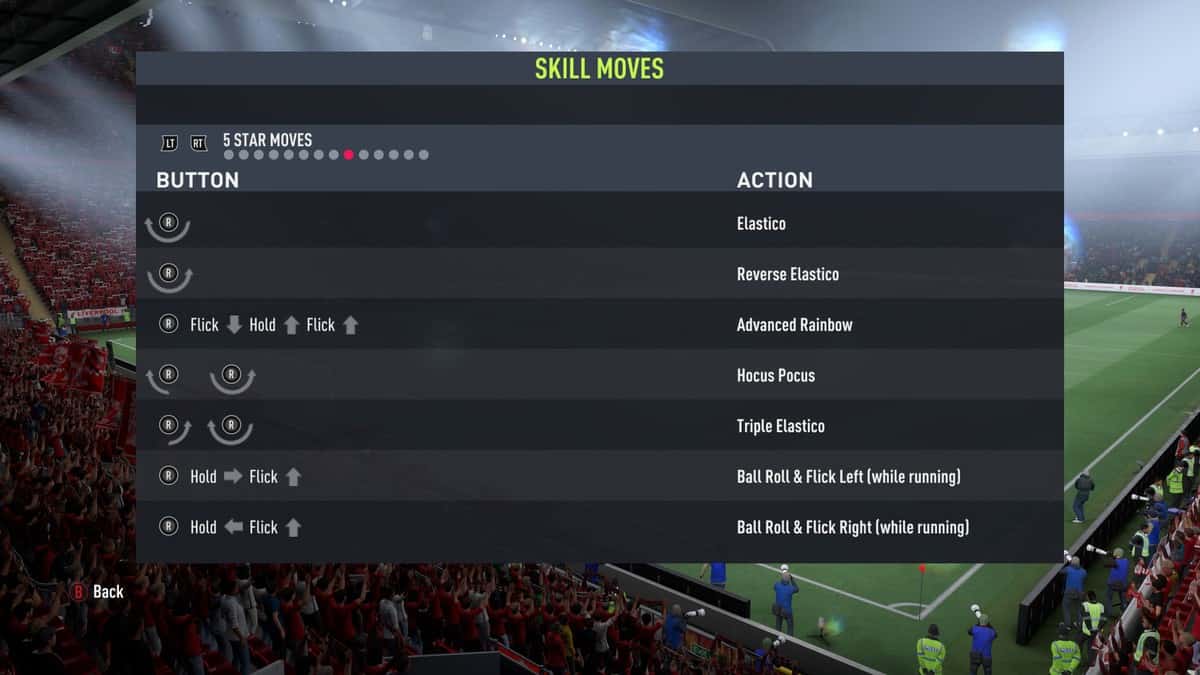 FIFA 22 : Guide des mouvements de compétences
