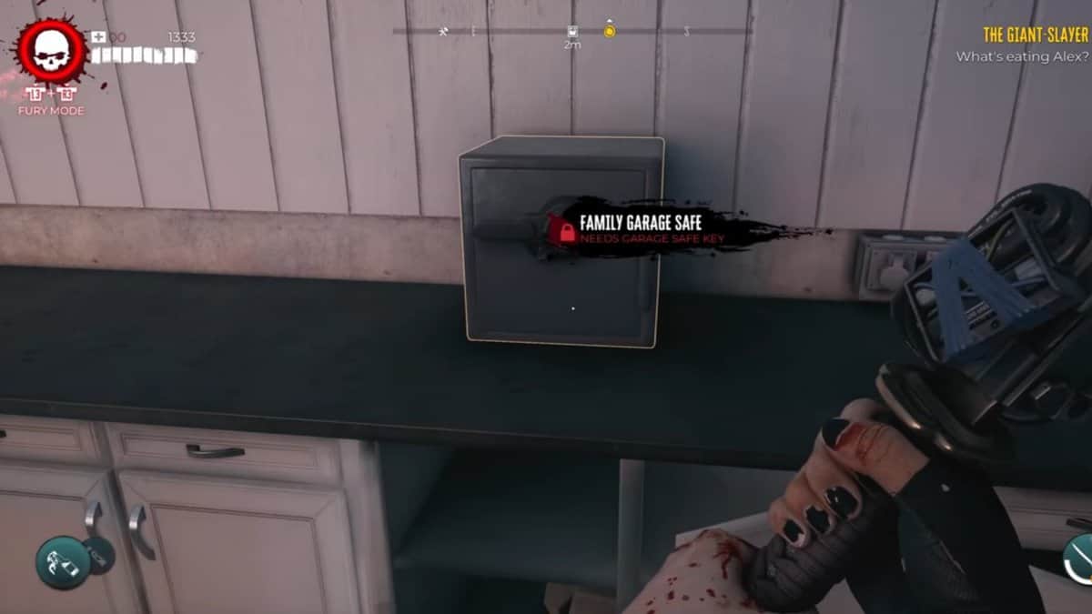 Dead Island 2 : Emplacement de la clé du coffre-fort du garage familial