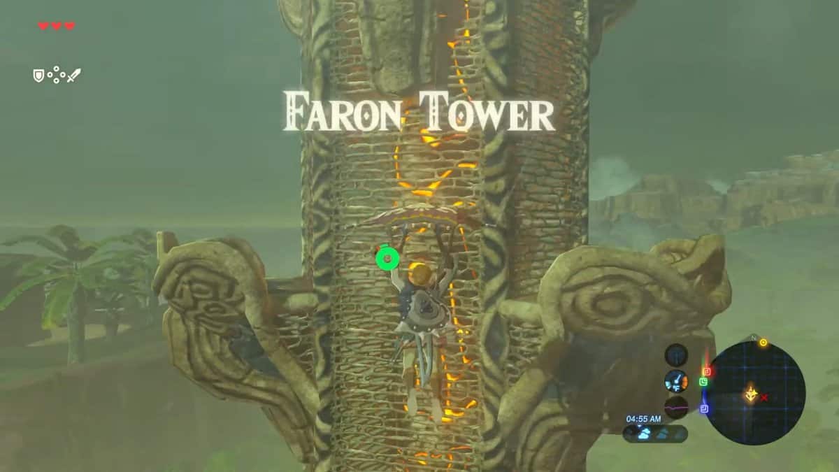 Zelda : Breath Of The Wild - Comment escalader la tour Faron