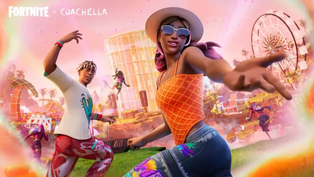 Tous les skins et cosmétiques Fortnite Coachella, répertoriés