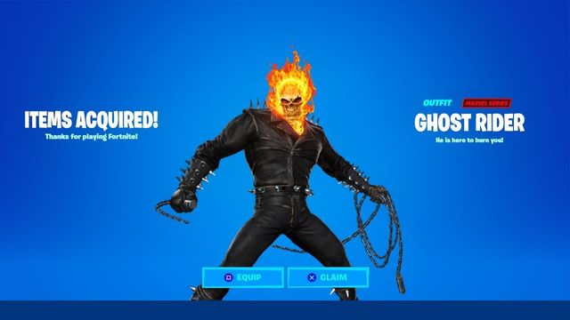Comment obtenir le skin Ghost Rider dans Fortnite