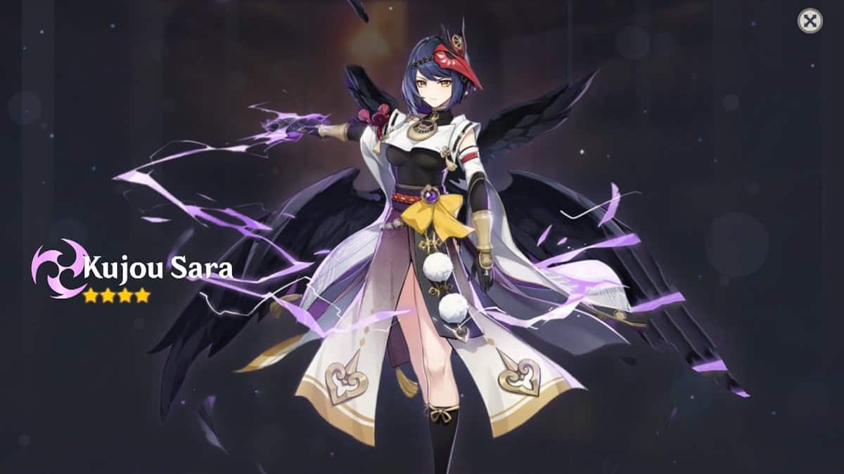Genshin Impact : Guide du personnage Kujou Sara