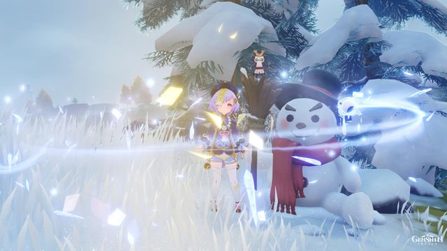 Genshin Impact : Comment construire un bonhomme de neige gonflé