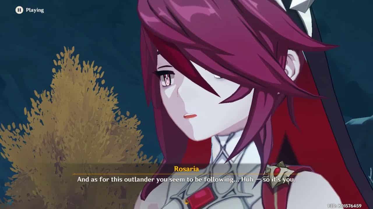 Genshin Impact - Guide du personnage " Rosaria "
