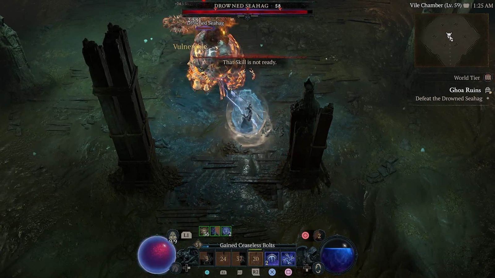 Le Boss Drowned Seahag - Diablo 4