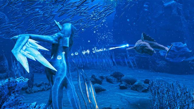 Le jeu d'action sous-marin Glaciered met en scène un descendant d'oiseau aquatique