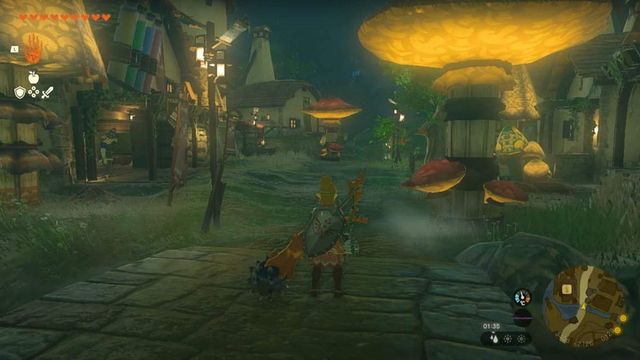 Zelda : Tears Of The Kingdom - Emplacement du village de Hateno
