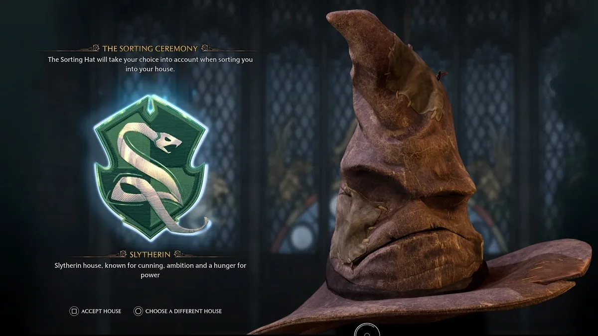 Hogwarts Legacy : Chapeau de triage et choix de votre guide de maison