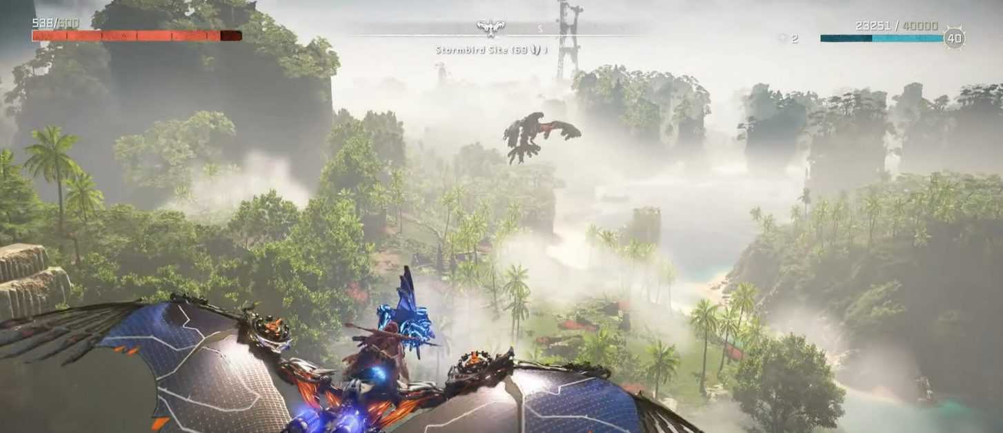 Horizon : Forbidden West - Guide des emplacements de Stormbird