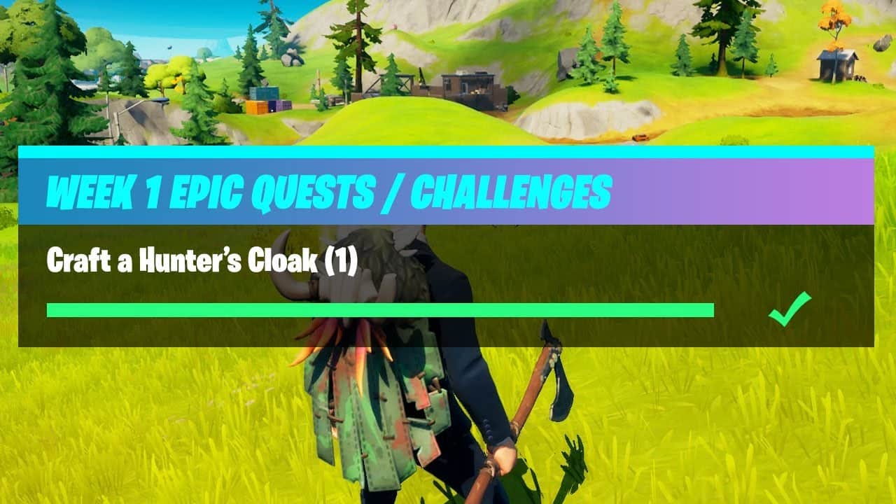 Comment fabriquer la cape de chasseur dans Fortnite