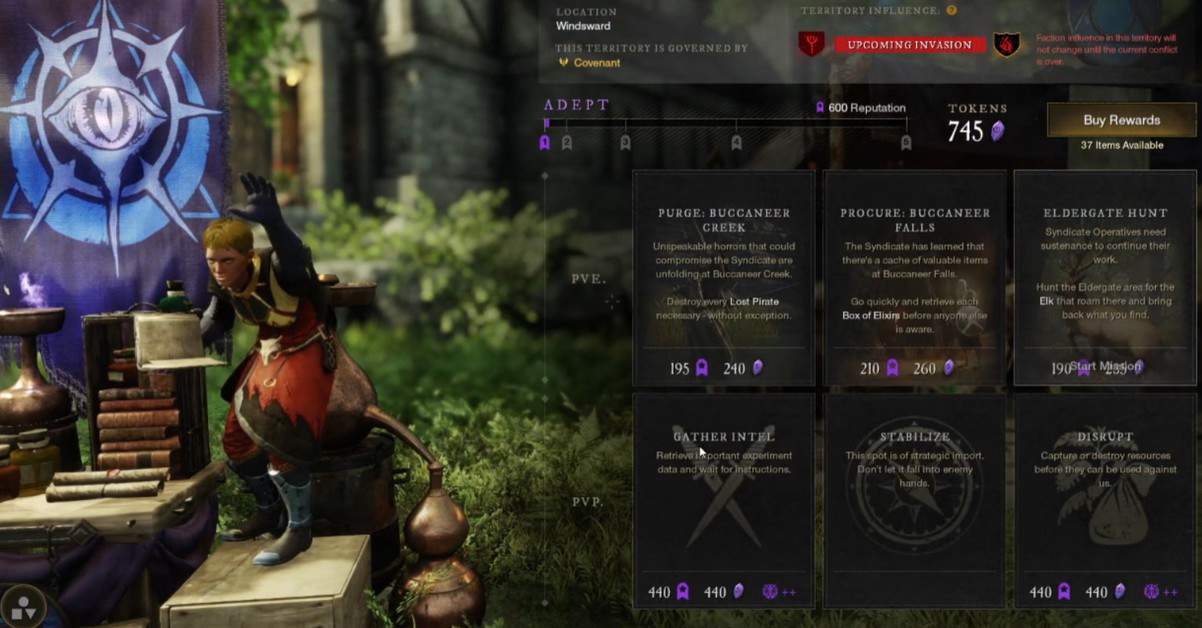 New World : Comment obtenir des jetons de faction