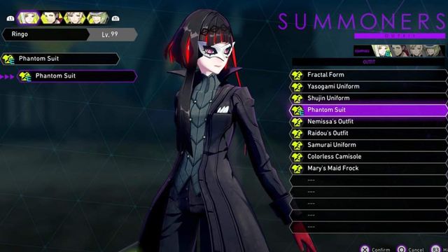 Soul Hackers 2 : Comment obtenir des tenues Persona 5