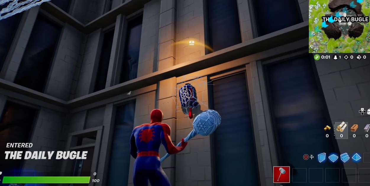 Comment obtenir les tireurs Web de Spiderman dans Fortnite Chapitre 3