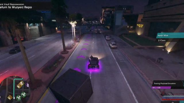 Saints Row : Comment tracter