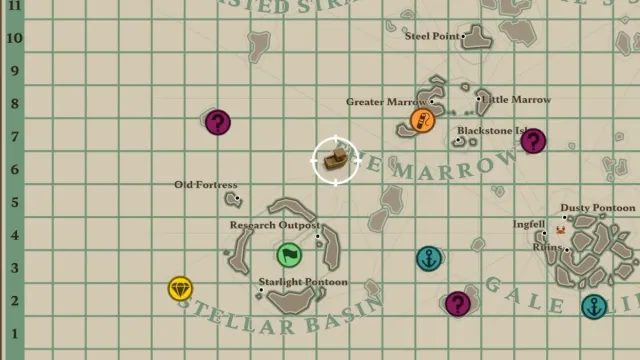 Dredge : Comment utiliser les marqueurs de carte