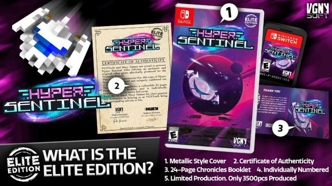 Hyper Sentinel sort en version physique sur Switch