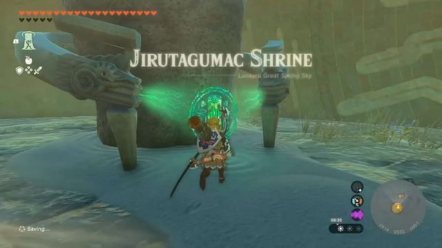 Zelda : Tears Of The Kingdom - Soluce du sanctuaire de Jirutagumac