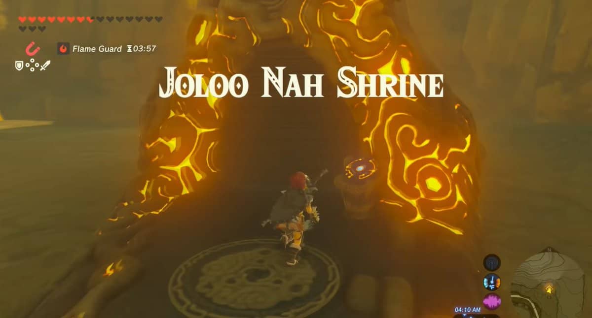 Zelda : Breath Of The Wild - Guide du sanctuaire de Joloo Nah