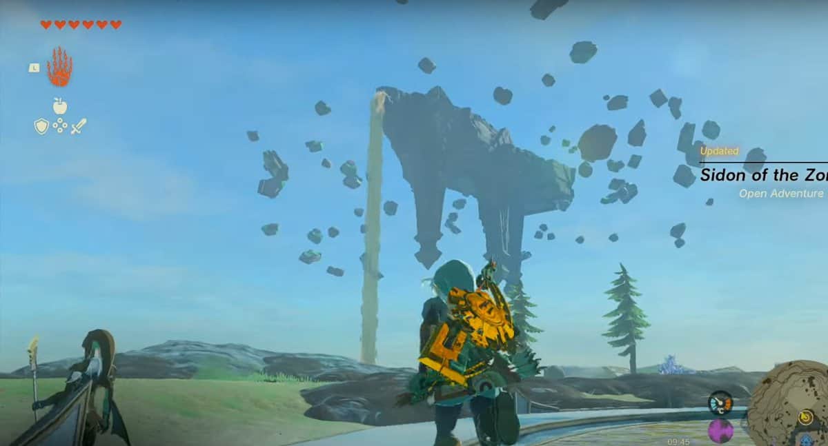 Zelda : Tears Of The Kingdom - Emplacement du Pays des poissons du ciel