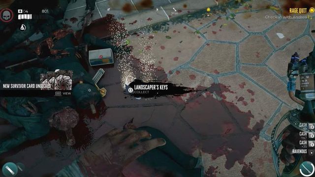 Dead Island 2 : Emplacement de la clé du paysagiste