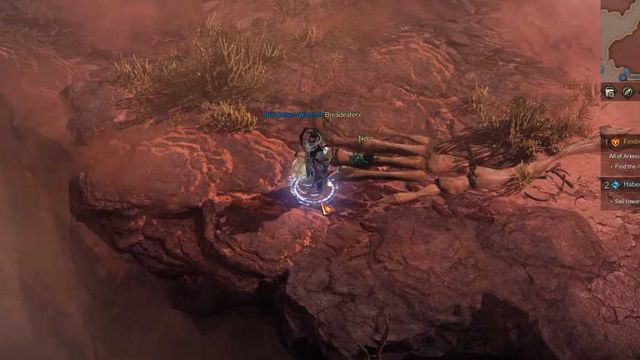 Lost Ark : Guide de localisation des graines de Mokoko du désert de sable rouge