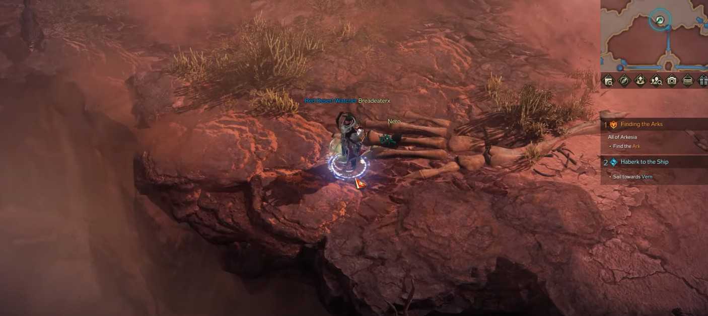 Lost Ark : Guide de localisation des graines de Mokoko du désert de sable rouge