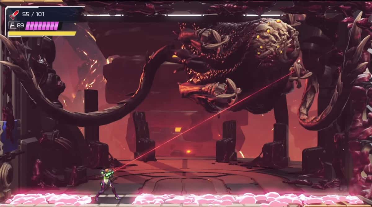 Metroid Dread : Combat contre Experiment No. Z-57