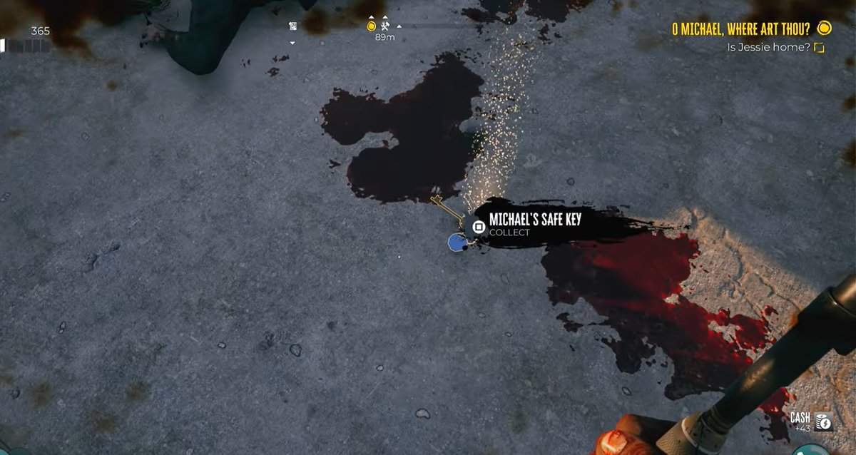 Dead Island 2 : Emplacement de la clé de sécurité de Michael