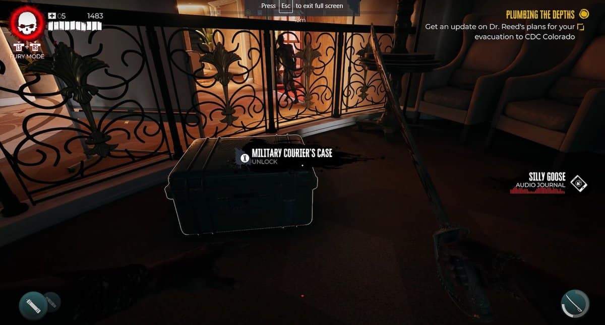 Dead Island 2 : Emplacement de la clé du Courrier militaire