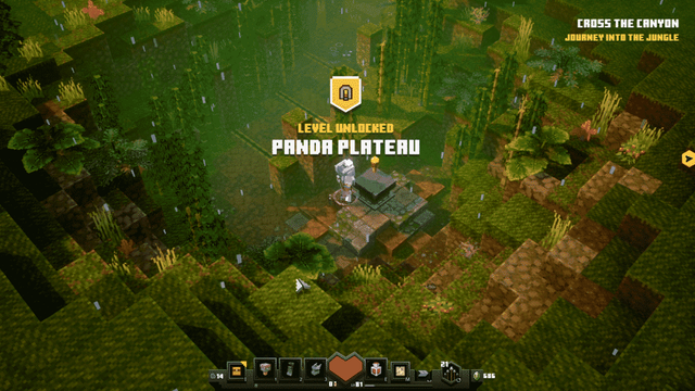 Comment trouver le plateau secret des pandas dans les donjons Minecraft