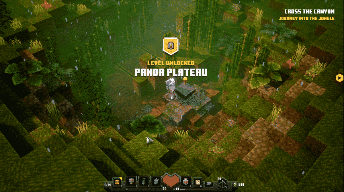 Comment trouver le plateau secret des pandas dans les donjons Minecraft