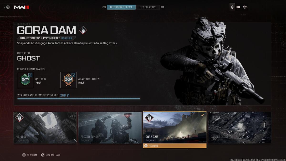 Modern Warfare 3 (MW3) Gora Dam : les 21 emplacements d'armes et d'objets