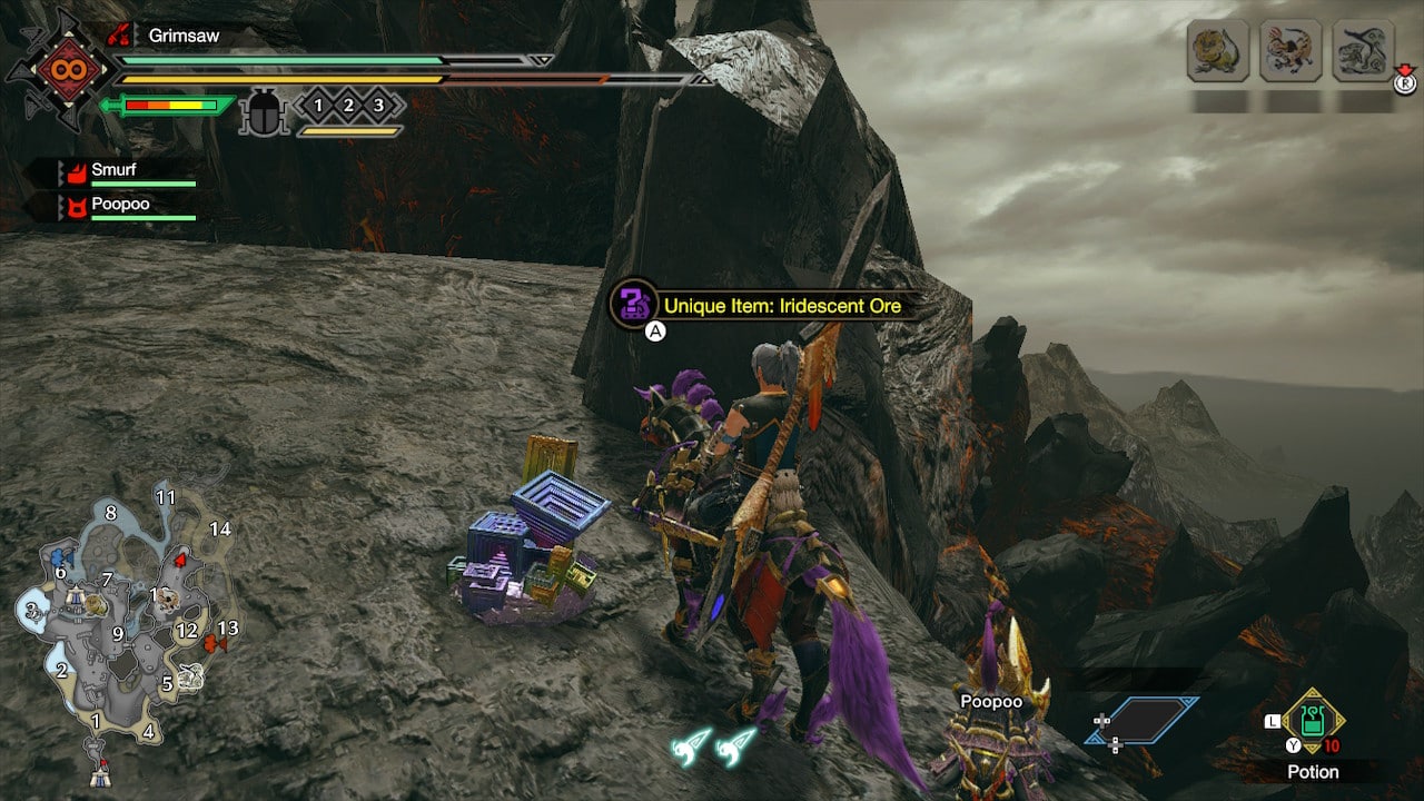 Monster Hunter Rise Guide de farming de la pierre de Firecell