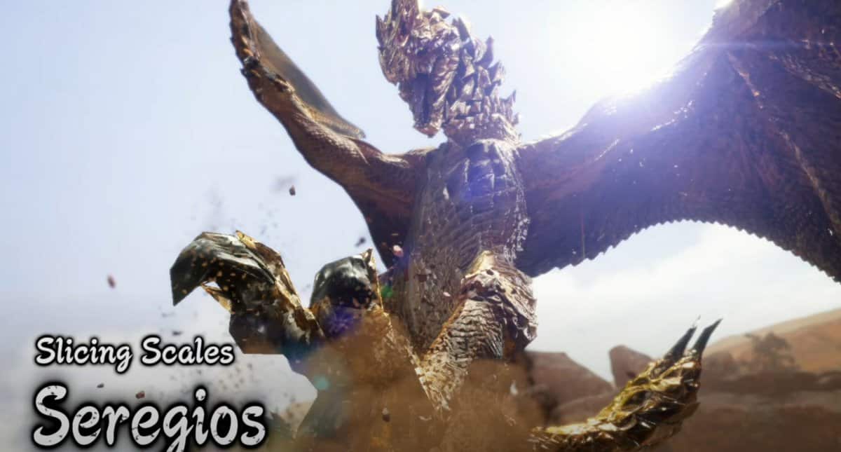 Monster Hunter Rise : Sunbreak - Seregios Faiblesses, armes, armures et gouttes
