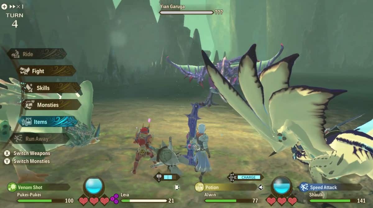 Monster Hunter Stories 2: Wings of Ruin - Comment vaincre Yian Garuga