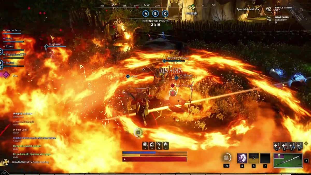New World : Meilleures Builds du bâton de feu