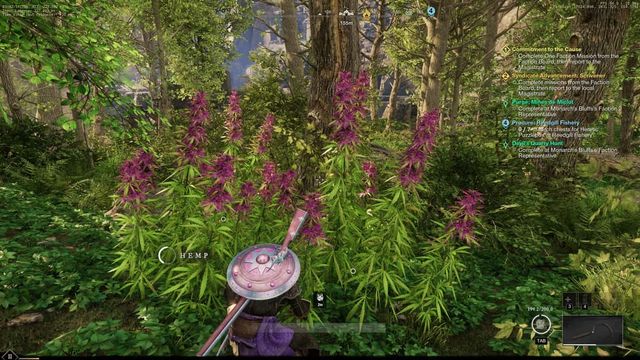 New World : Où trouver des plants de chanvre pour la fibre et le lin