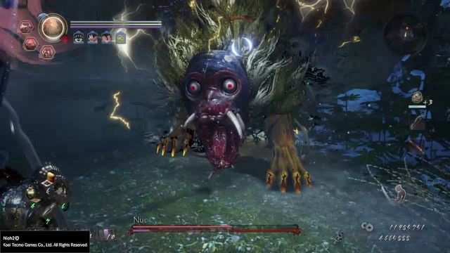 Nioh 2 Localisations des ombres rampent à Kurama Kodama