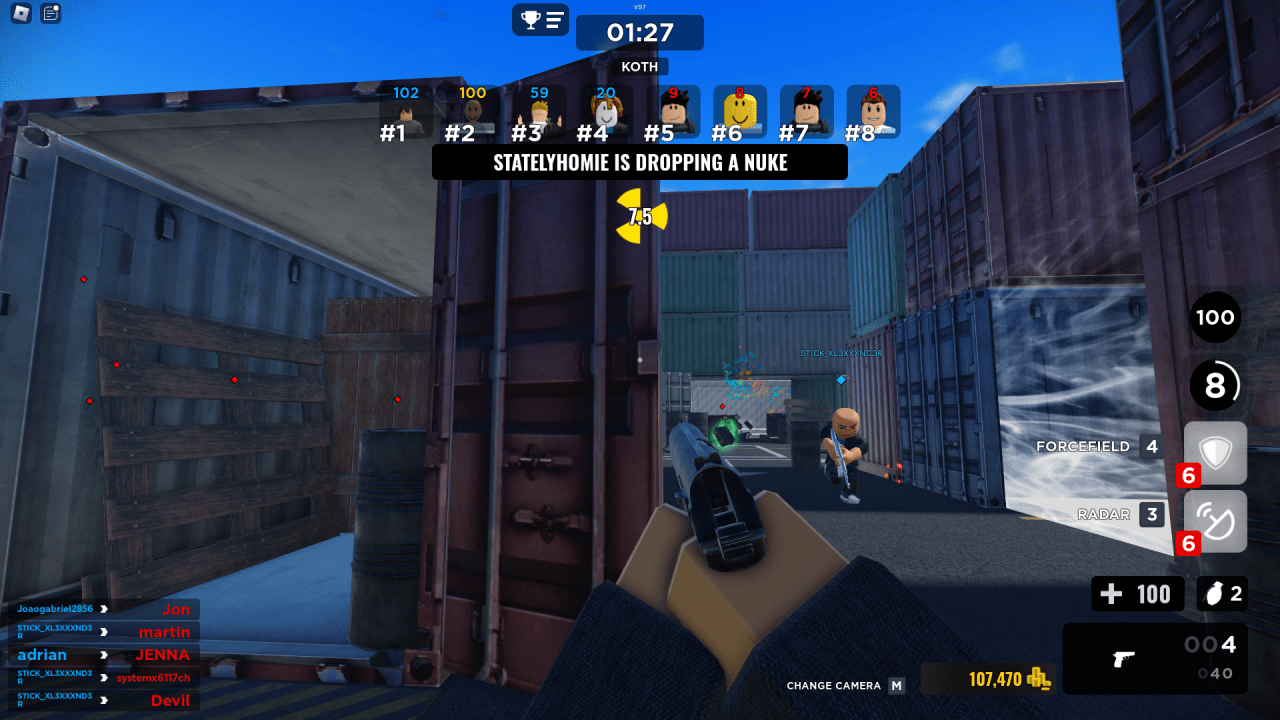 Toutes les commandes de Gunfight Arena : Comment sprinter, recharger et s'accroupir sur PC et mobile