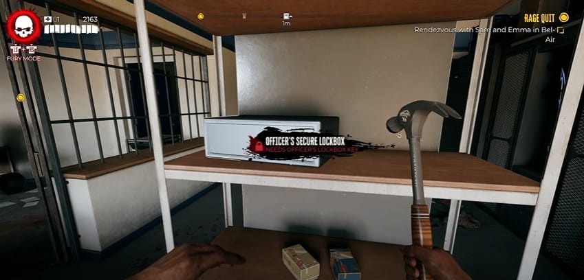 Dead Island 2 : Emplacement de la clé du coffre-fort de l'officier