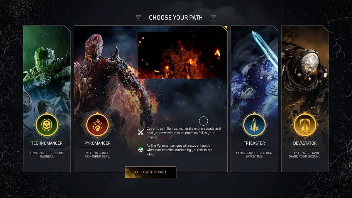 Outriders Guide des meilleures classes