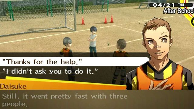 Persona 4 : Golden - Lien social Daisuke/Kou