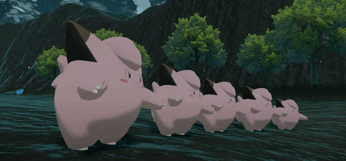 Pokemon Legends : Arceus - Guide de demande de la danse au clair de lune de la Cleffairy