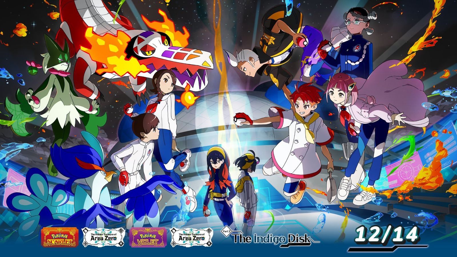 Le DLC Pokémon Scarlet & Violet The Indigo Disk a une date de sortie en décembre