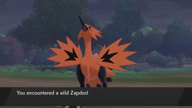 Comment attraper des zapdos galariens dans Pokemon Sword and Shield