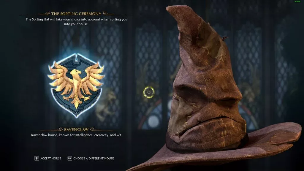 Hogwarts Legacy : Tri des maisons