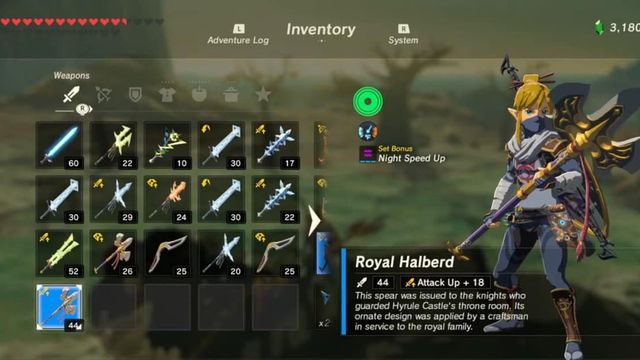 Hallebarde royale - Zelda : Tears Of The Kingdom